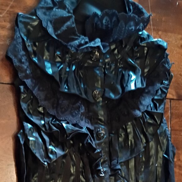 Lip Service BLACKLIST Striped Sleeveless Vest Top - Picture 5 of 5